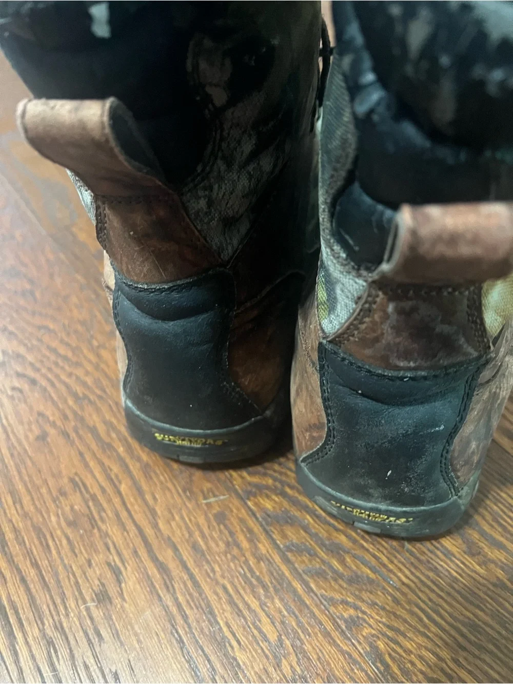 Men's Camouflage Hunting Boots - Brown/Black